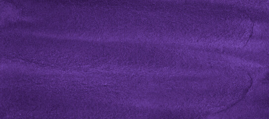 Purple watercolor background. Abstract violet background drawn by hand with a brush. Watercolor texture.