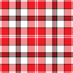 Plaid pattern seamless. Check fabric texture. Stripe square background. Vector textile design.