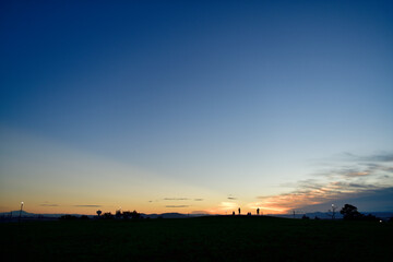 Obraz na płótnie Canvas 日の出の風景