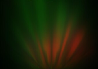 Dark Green, Yellow vector bokeh template.