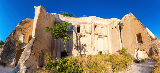 Symmetrical Church (Aynali Kilise) in Goreme of Cappadocia
