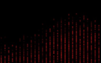 Dark Green, Red vector backdrop with long lines.