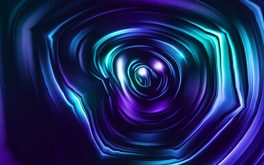 Neoned blue, navy, purple. Colorful holographic swirl, vortex prism. Speed laser motion. Pattern...