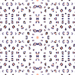 Watercolor Leopard Texture. 