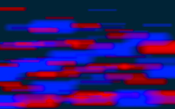 Neoned blue, navy, red. Colorful holographic swirl, vortex prism. Speed laser motion. Pattern for background, wallpaper, advertising. Retro vaporwave style, distorted fractal fine art.