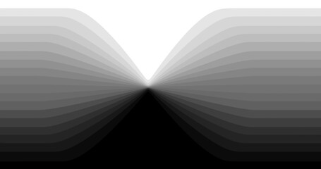 gradient black and white background tapering abstraction