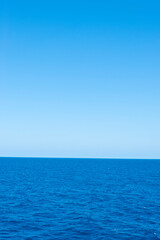 Obraz premium 水平線と青空