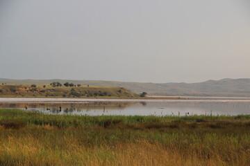 Healing salty mud of the Chokrak lake 