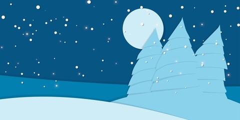 Christmas and winter holiday background in paper cut style. Christmas backgrounds that can be used to enhance your designs.