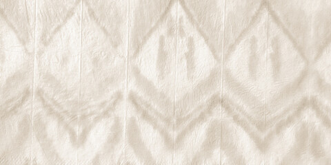 Old Paper Ikat Design. Tie Dye Background. 