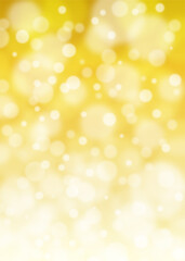 【背景画像素材】ホワホワした光の背景 ゴールド