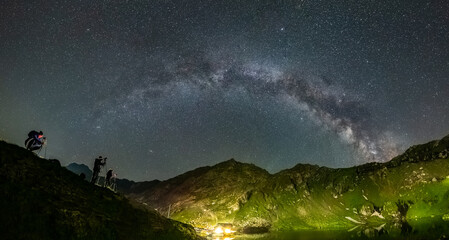 Milky Way over the Balea LAke