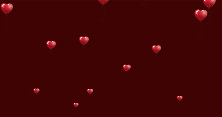 Obraz premium Cute Heart Wallpaper Pattern Vector