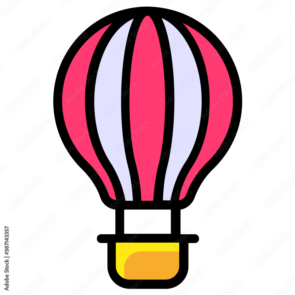 Sticker Hot Air Balloon