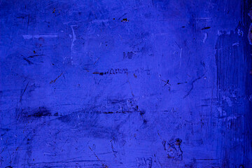 Blue colored wall texture background with textures of different shades of blue