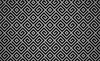 The geometric pattern with lines. Seamless vector background. Black and gray texture. Graphic modern pattern. Simple lattice graphic design