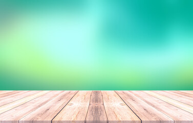 Wooden Table Background For Productivity