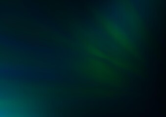 Dark Green vector blurred and colored template.