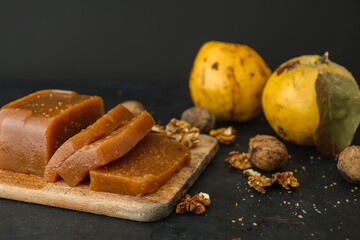 Homemade quince candy