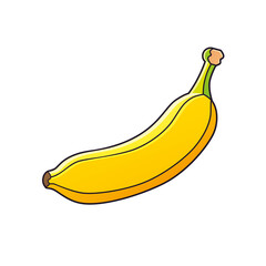 Banana vector isolated