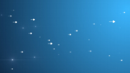 3d rendering of abstract technology background with arrows.