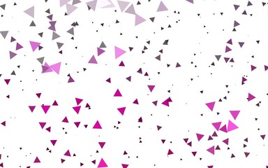 Light Pink vector cover in polygonal style.
