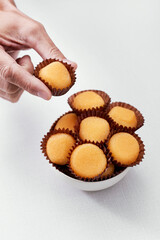 yemas de santa teresa, typical confection of spain