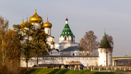 Fototapeta na wymiar Orthodox monastery General view