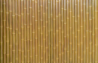 bamboo plank fence texture, old brown tone for background