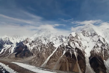 Crédence de cuisine en verre imprimé Gasherbrum Gasherbrum IV, surveyed as K3, is the 17th highest mountain on Earth and 6th highest in Pakistan 