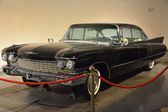 1959 Cadillac de Ville used by President Diosdado Macapagal display at Presidential Car Museum in Quezon City, Philippines