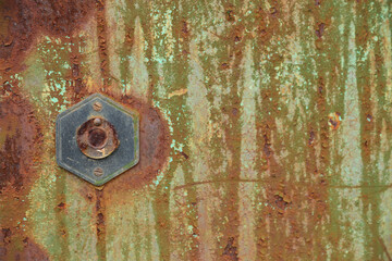 background of old iron sheet with rust