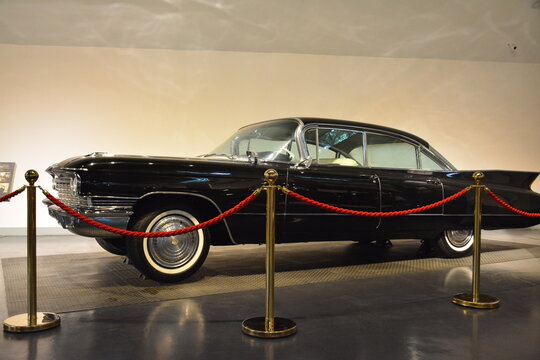 1959 Cadillac de Ville used by President Diosdado Macapagal display at Presidential Car Museum in Quezon City, Philippines