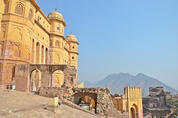 Fototapeta premium Amer Fort Unesco World Heritage Site Jaipur Rajasthan India