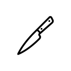 knife icon vector symbol template