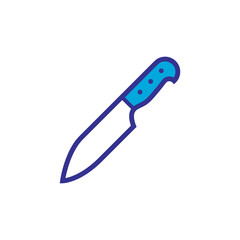 knife icon vector symbol template