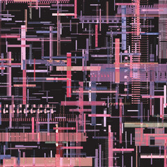 light pink glitch unique design abstract digital pixel noise error computer screen. - obrazy, fototapety, plakaty