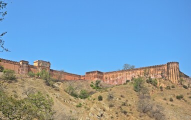 Fototapeta na wymiar Jaigarh Fort Jaipur , Popular Tourist Attractions in rajasthan
