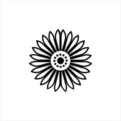 Mandala.  chinese style. Circled element for design. Flower pattern isolated on white background