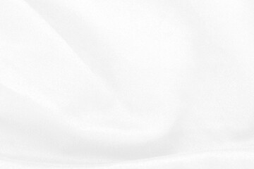 Fototapeta na wymiar White cloth background abstract. Fabric is wrinkled and sofe wave. Material are used in textile assembly.