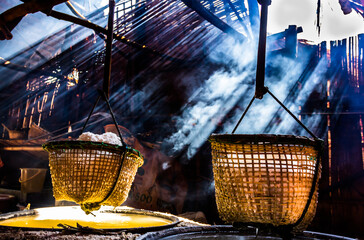 Boil salt, folk profession Old fashioned