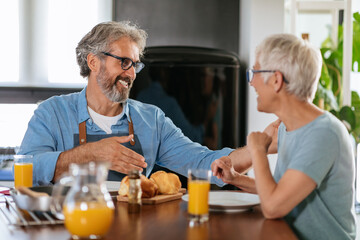 Starting the day with breakfast and laughter