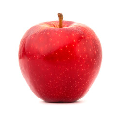 red apple isolate on white background