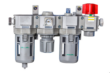 Compressor Meter isolated on white background.