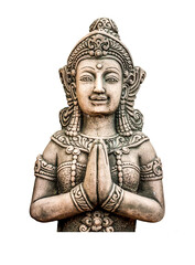 Fototapeta premium Ancient woman face sculpture