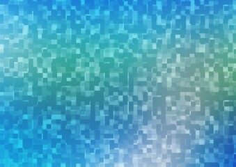 Light Blue, Green vector layout with lines, rectangles.