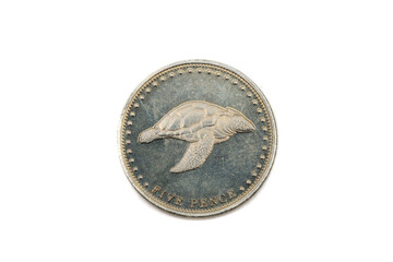 A coin from Tristan Da Cunha