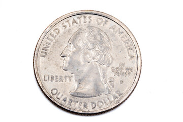 A United States Quarter coin