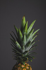 Fototapeta premium pineapple on black