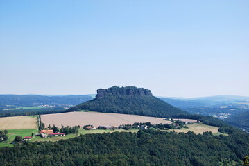 Landschaft im Elbsandsteingebirge, Sachsen